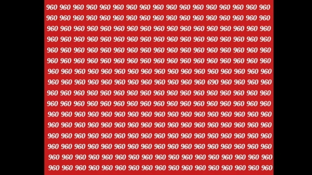 only-people-with-strong-vision-can-spot-the-odd-number-among-the-960s-in-under-10-seconds